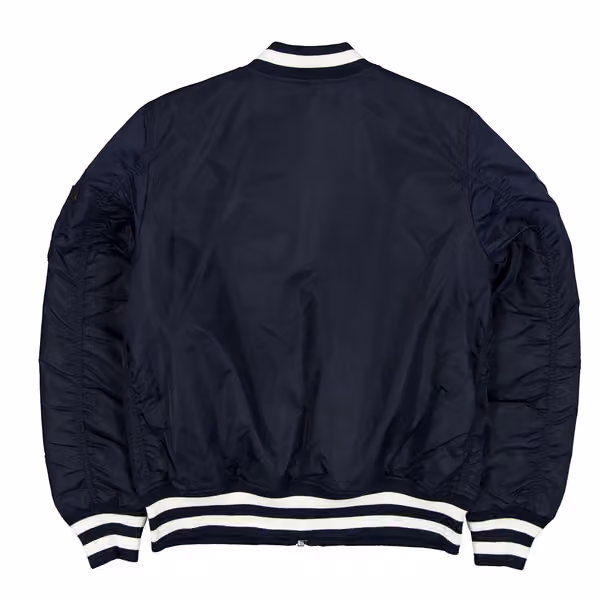Houston Astros Alpha Industries MA-1 MLB Bomber Jacket Navy view 2