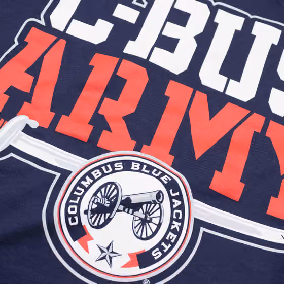 Columbus Blue Jackets Hometown Fanatics NHL T-Shirt Navy view 3