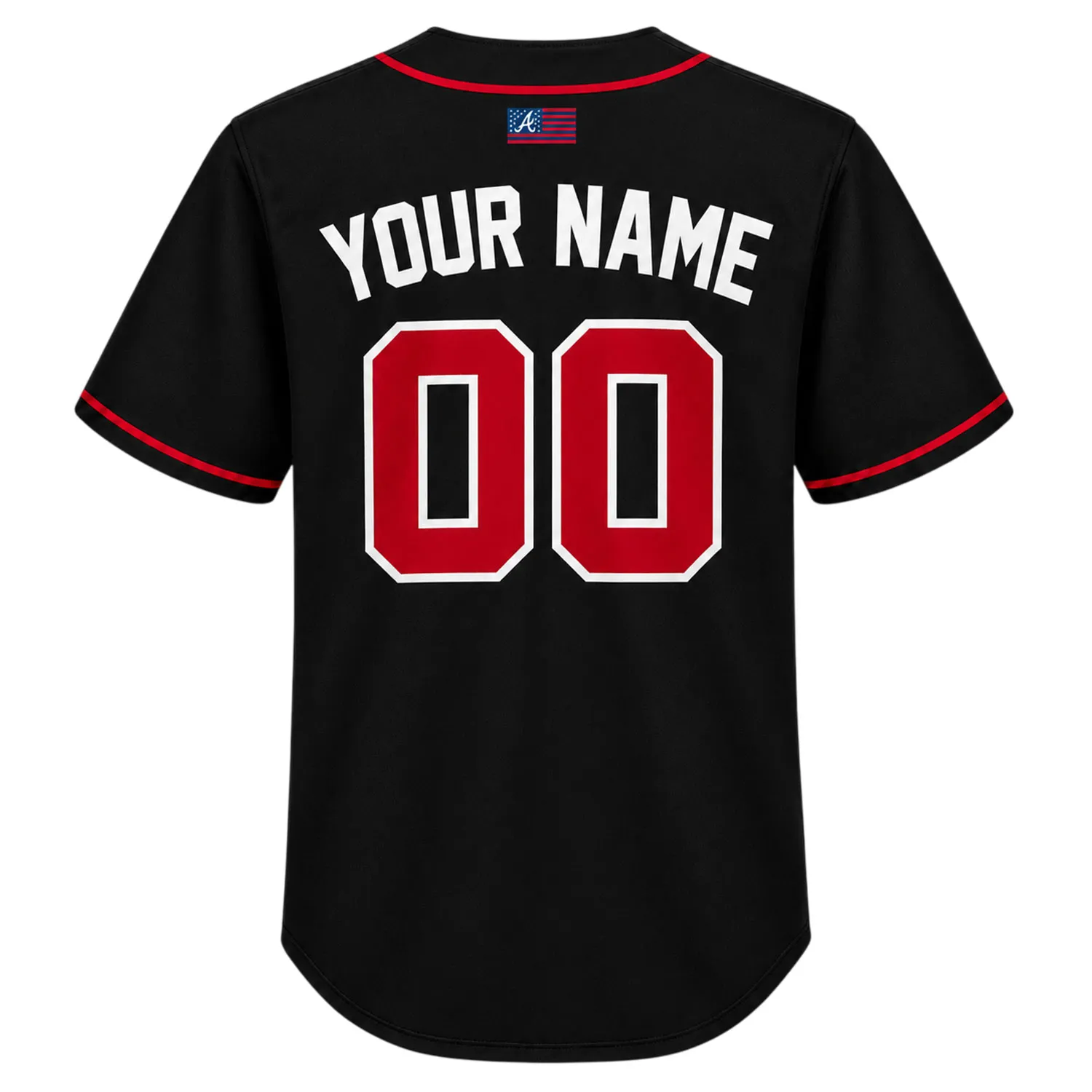 Atlanta Braves Black Jersey Dynamic Fan Style