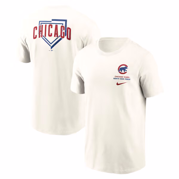 Chicago Cubs Primetime 2-Hit T-Shirt Cream view 1