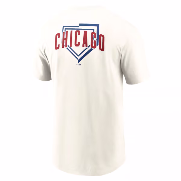 Chicago Cubs Primetime 2-Hit T-Shirt Cream view 3
