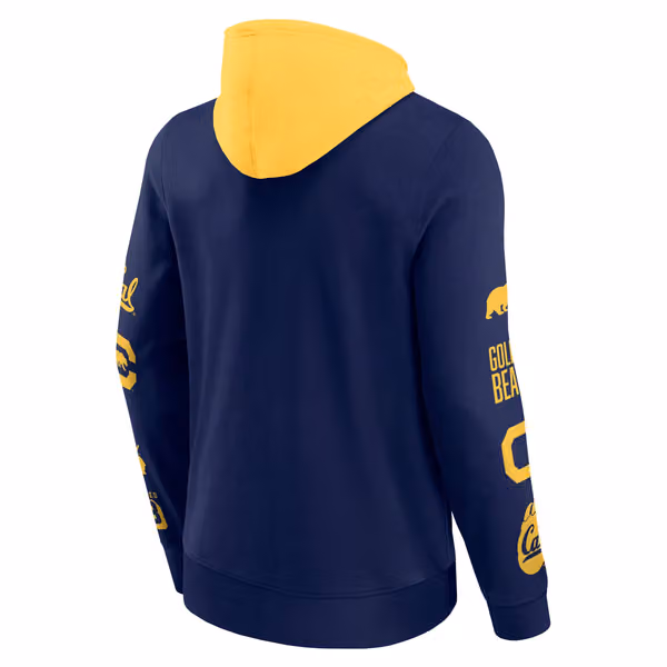 California Golden Bears Colorblock Badge NCAA Hoodie view 3