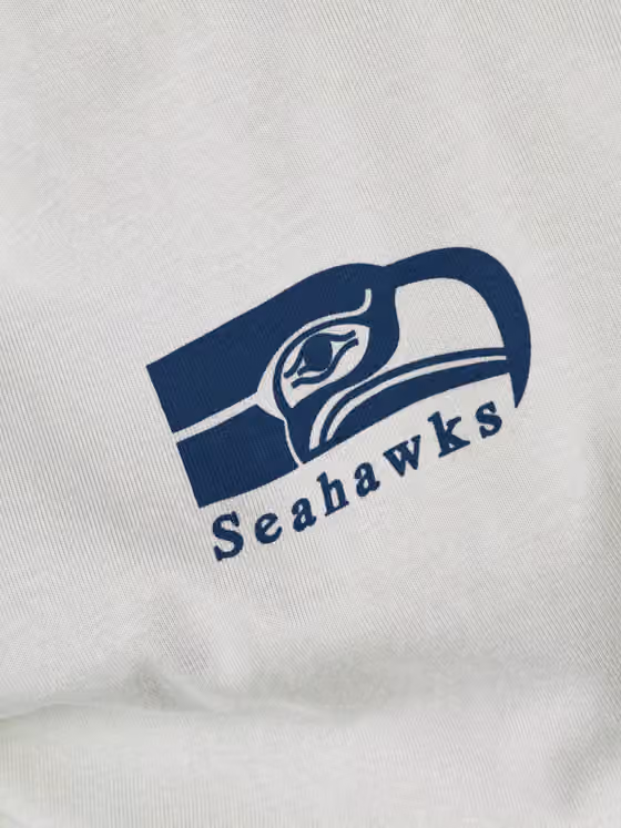 Seattle Seahawks L&L '89 Classics NFL T-Shirt Gray view 3