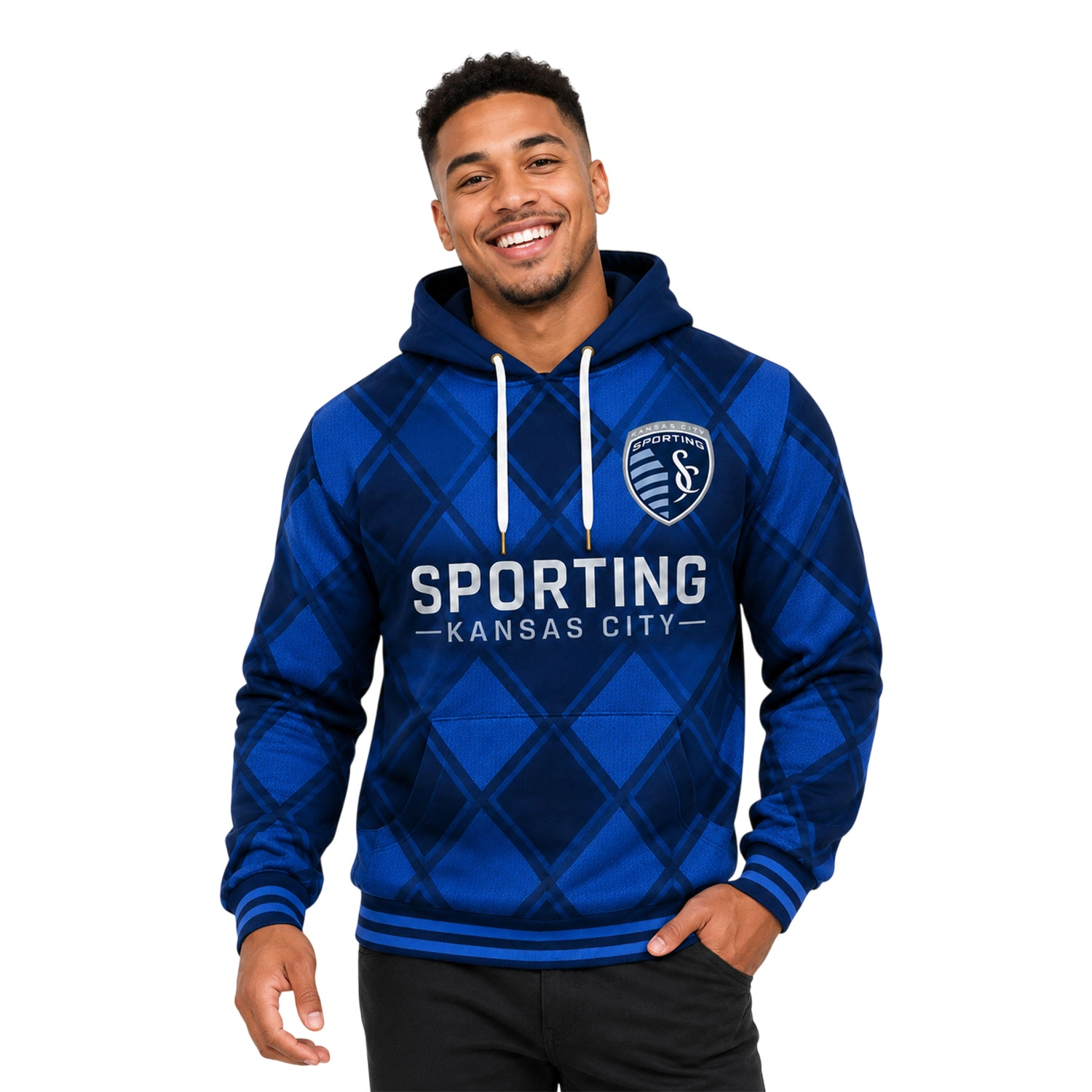 Kansas City MLS Hoodie Custom Unique Diamond Pattern
