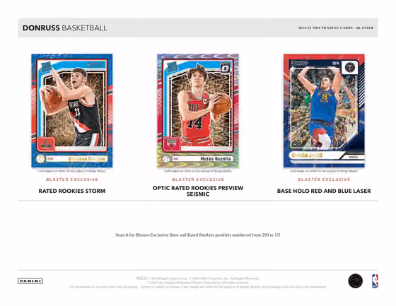 2024/25 Panini Donruss Basketball NBA Fat-Pack Box view 4