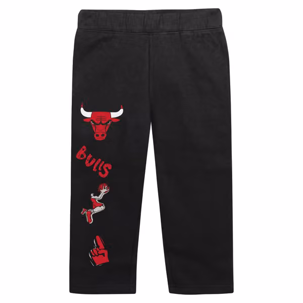 Chicago Bulls Toddler Give & Go NBA Hoodie Sweatpants Set view 4