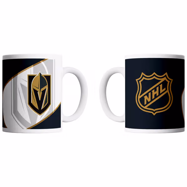 Vegas Golden Knights Shadow Logo & Shield NHL Mug (330 ml) view 1