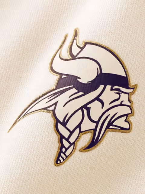 Minnesota Vikings 2026 NFL Rivalries Dri-FIT Crewneck Pullover Natural view 4