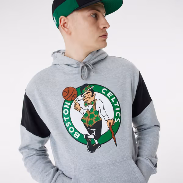 Boston Celtics Color Insert New Era Oversized NBA Hoodie view 3