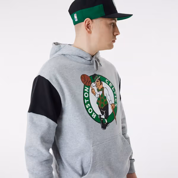 Boston Celtics Color Insert New Era Oversized NBA Hoodie view 5