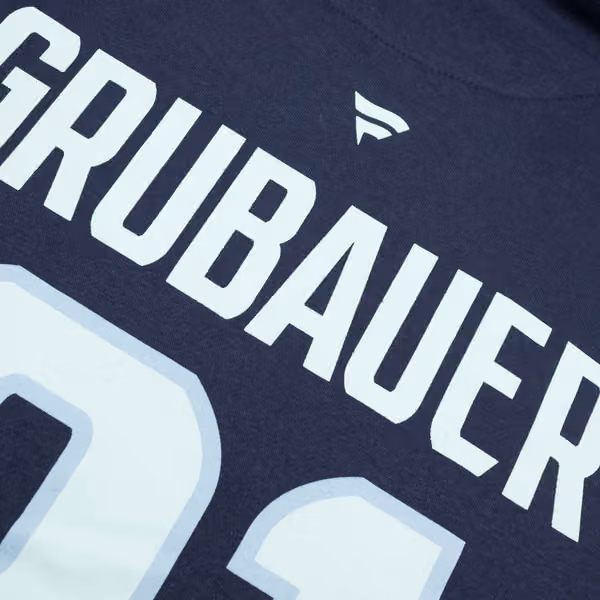 Philipp Grubauer #31 Seattle Kraken Player NHL Hoodie Navy view 4