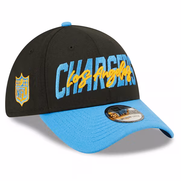 Los Angeles Chargers Official 2022 NFL Draft New Era 39THIRTY Flex Cap product photo
