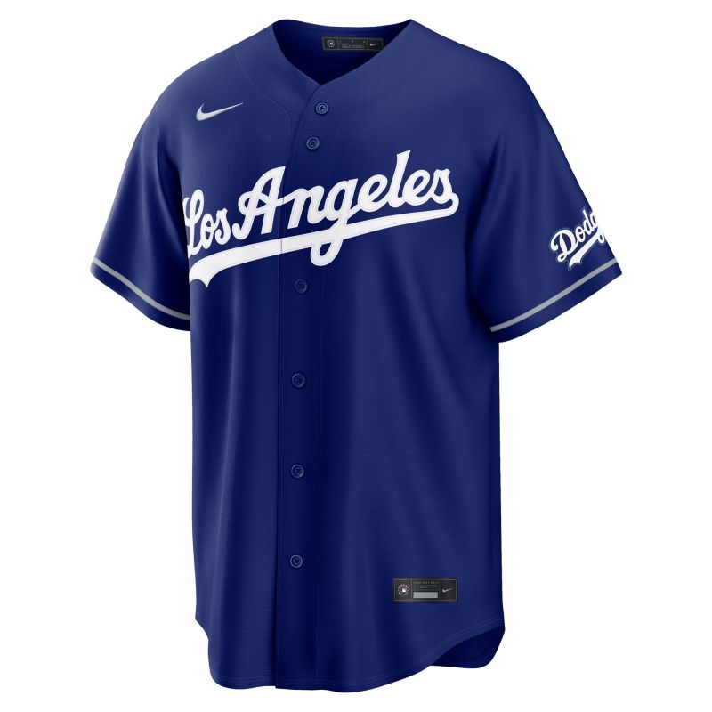 Los Angeles Dodgers Stadium Alternate MLB Jersey Blue view 1