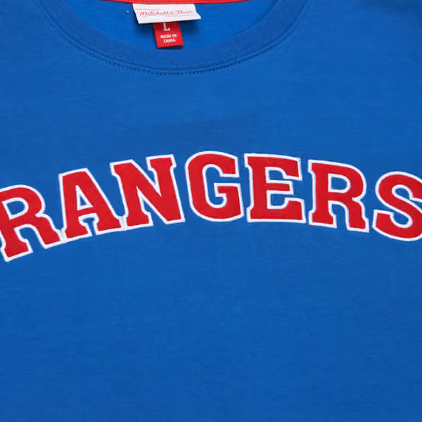 New York Rangers Mitchell & Ness There and Back NHL Crewneck Sweater view 3