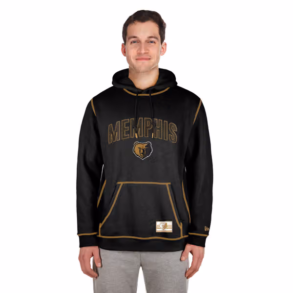 Memphis Grizzlies 2023 City Edition New Era Oversized NBA Hoodie view 3