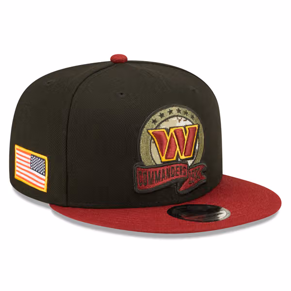 Washington Commanders 2022 NFL On-Field Salute to Service New Era 9FIFTY Snapback Cap product photo