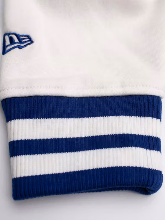 Edmonton Oilers Letterman Hooded NHL Jacket Blue view 5