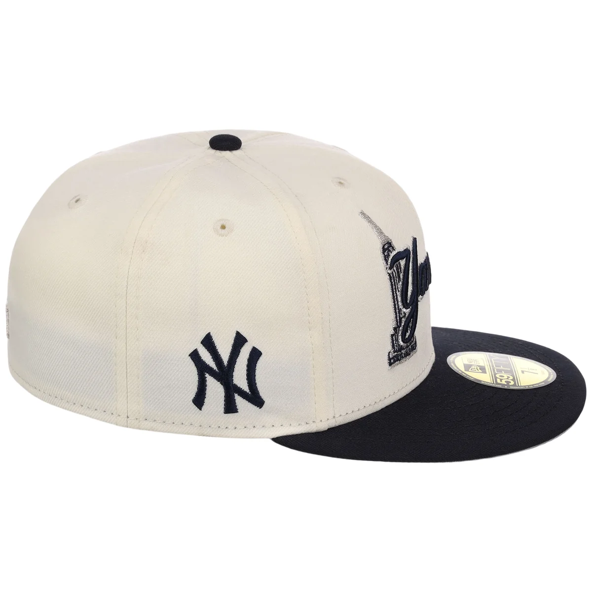 New York Yankees Empire Script New Era 59FIFTY detail view