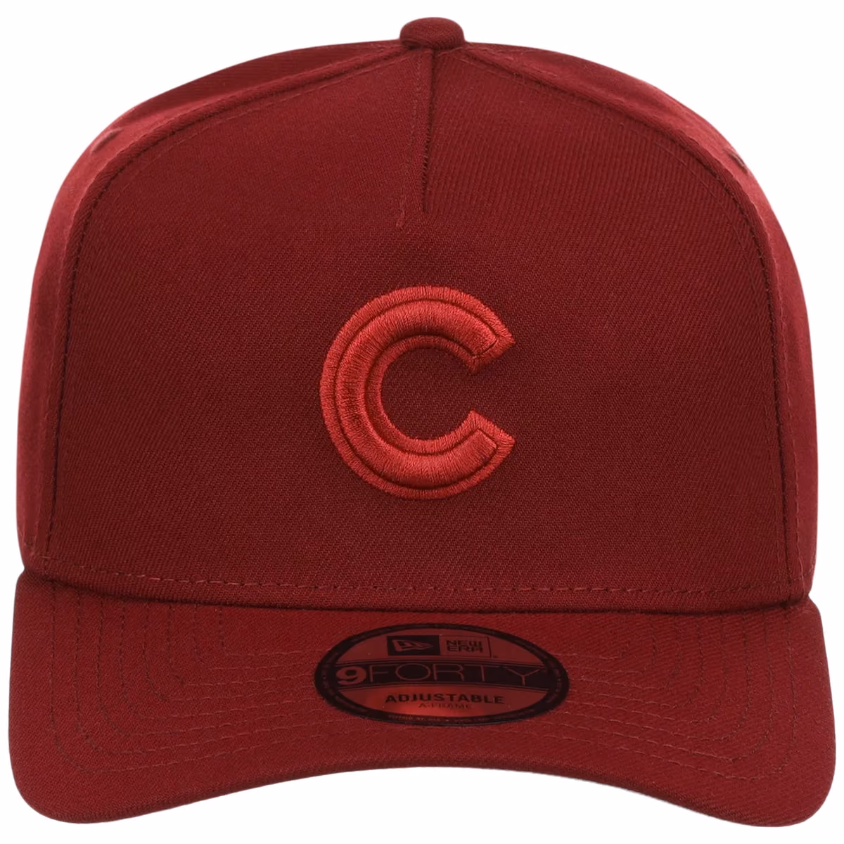Chicago Cubs MLB Cardinal FASHION CORE New Era 9FORTY A-Frame detail view
