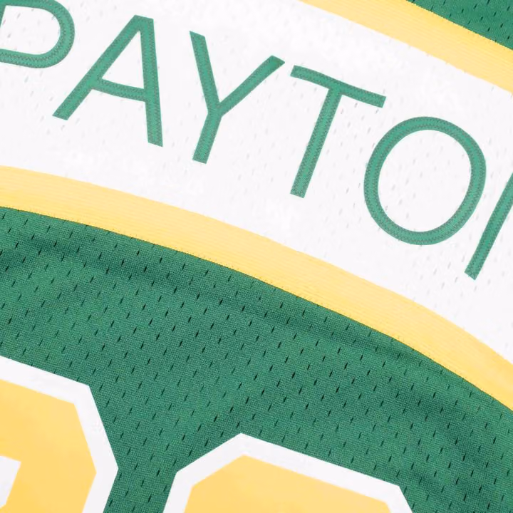 Gary Payton #20 Seattle SuperSonics 1994-95 Swingman NBA Jersey Green view 4