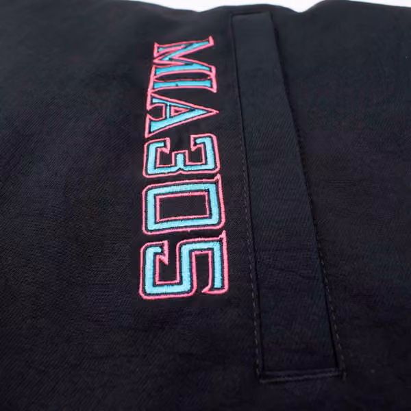 Miami Marlins City Connect 2026 MLB Authentic Dugout Bomber Jacket Black view 5