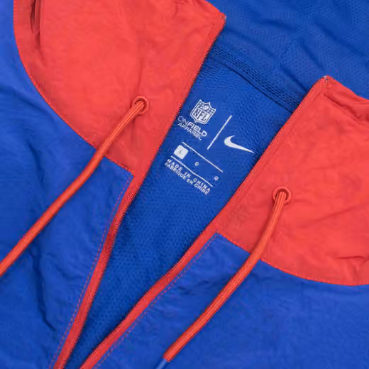 New York Giants Lightweight 2021 NFL Sideline Nike Player Jacket view 4