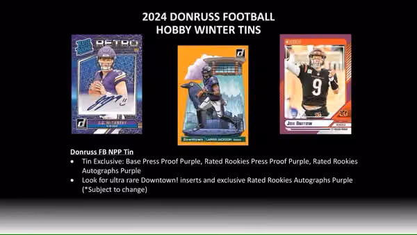 2024 Panini Donruss Football NFL Winter Holiday Tin view 2