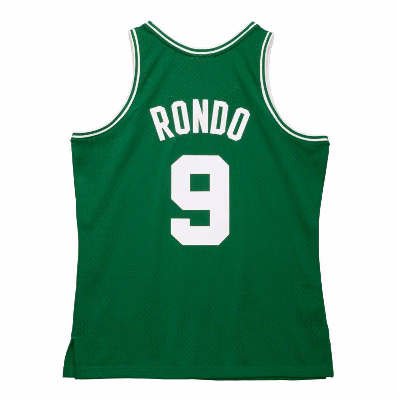 Rajon Rondo #9 Boston Celtics 2007-08 Swingman NBA Jersey Green view 2