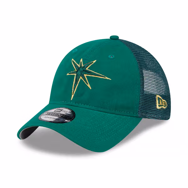 Tampa Bay Rays 2023 St. Patrick's Day New Era 9TWENTY MLB Cap Green product photo