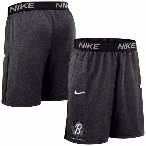 Baltimore Orioles 2025 City Connect MLB Authentic Nike Shorts Black view 1