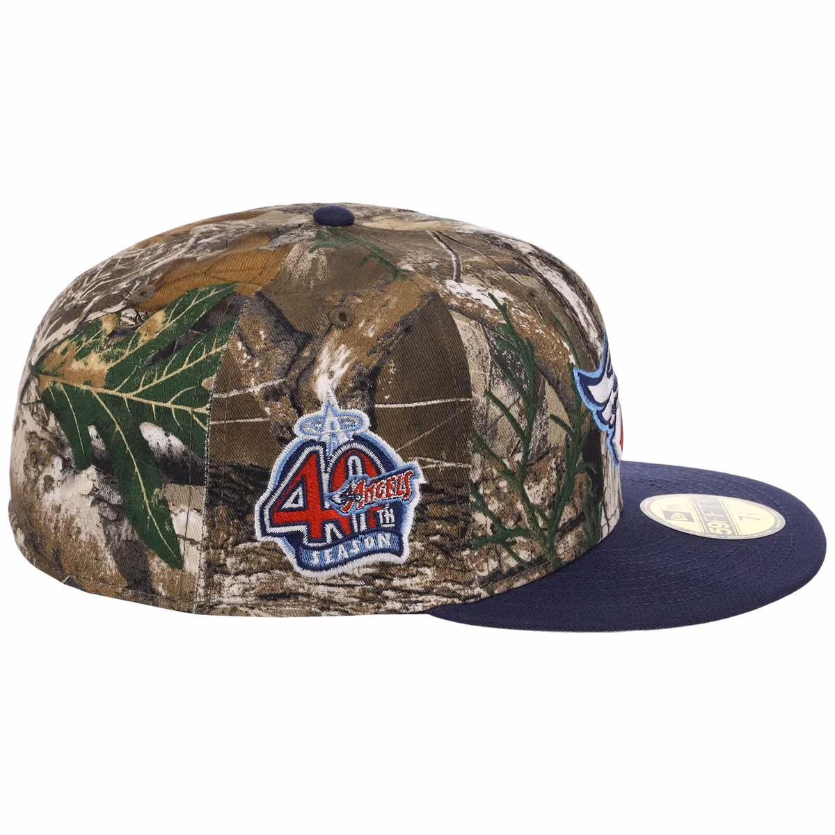 Anaheim Angels MLB Realtree OTC New Era 59FIFTY detail view