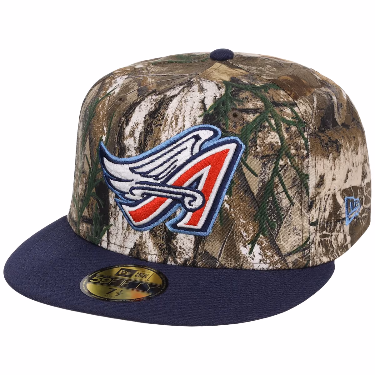 Anaheim Angels MLB Realtree OTC New Era 59FIFTY detail view
