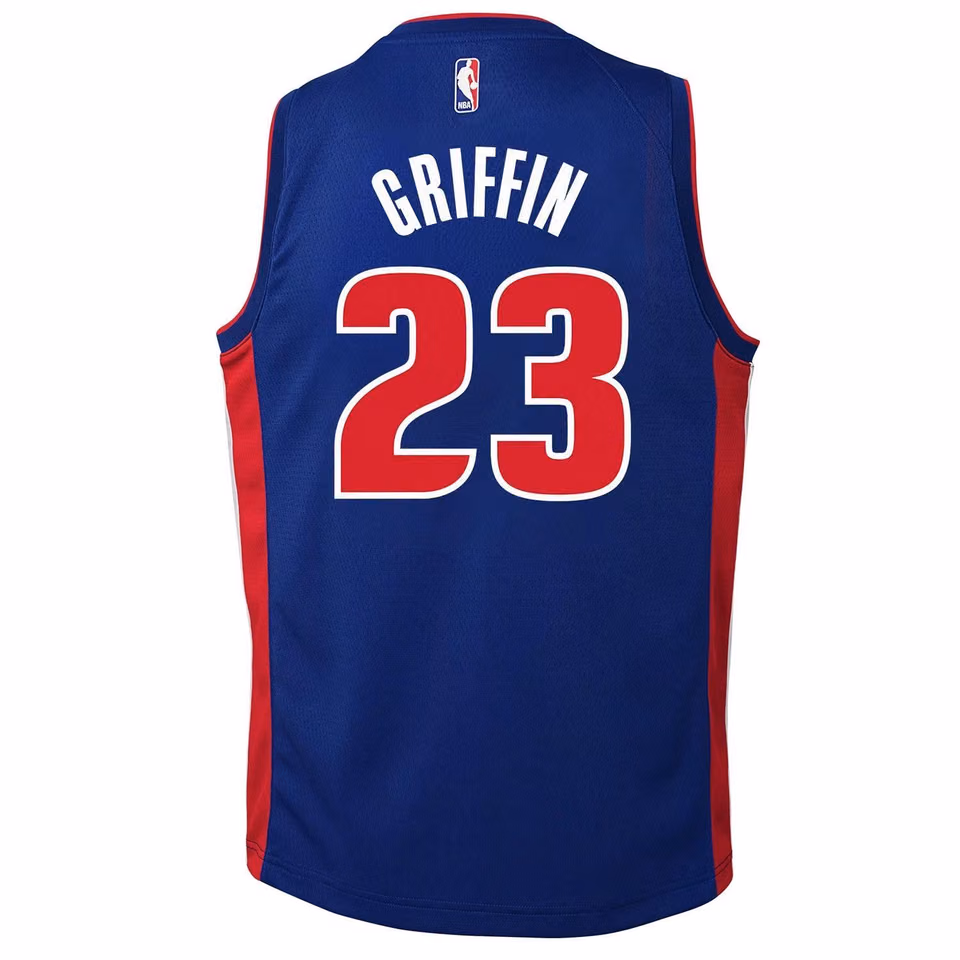 Blake Griffin #23 Detroit Pistons Youth Swingman NBA Jersey (KIDS) view 3