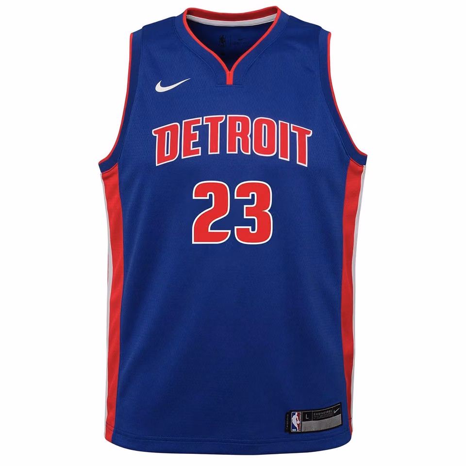 Blake Griffin #23 Detroit Pistons Youth Swingman NBA Jersey (KIDS) view 2