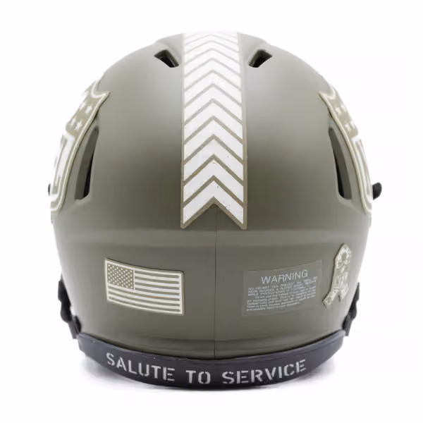 Indianapolis Colts 2022 Salute to Service NFL Speed Mini Helmet view 3