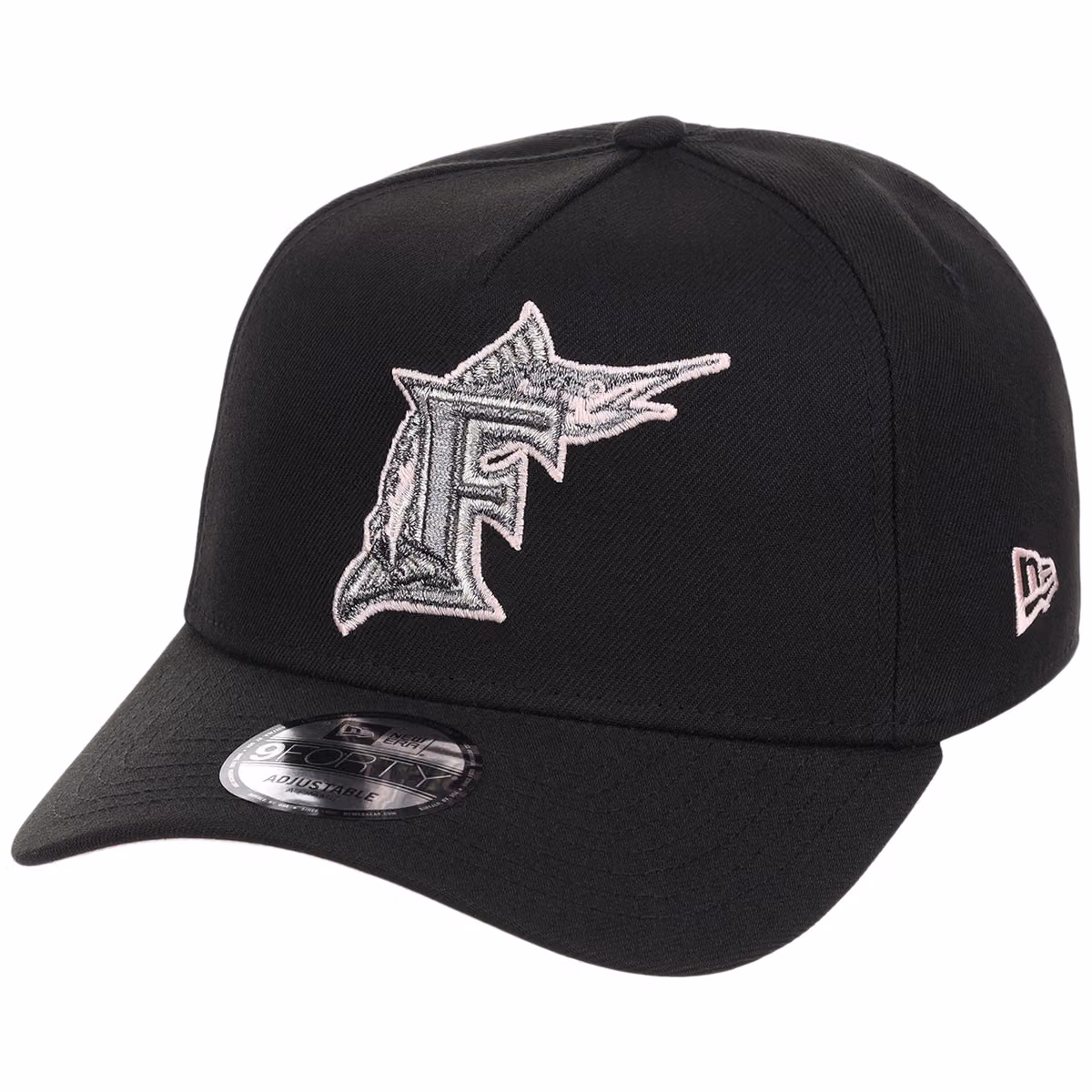 Miami Marlins MLB Cookies & Cream New Era 9FORTY detail view
