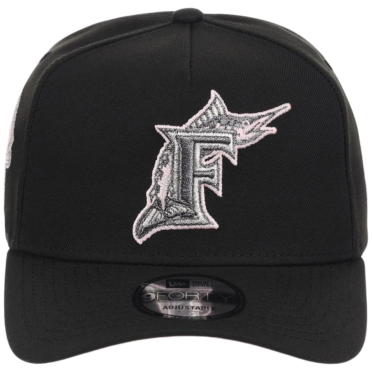 Miami Marlins MLB Cookies & Cream New Era 9FORTY detail view