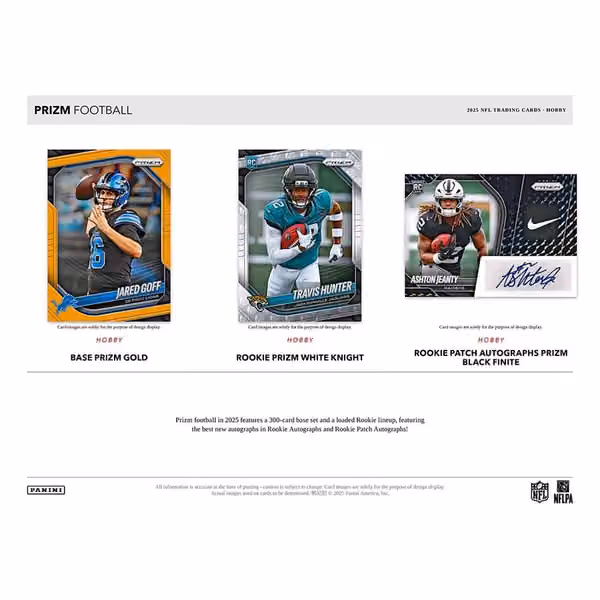 2025 Panini Prizm Football NFL Hobby Box view 2