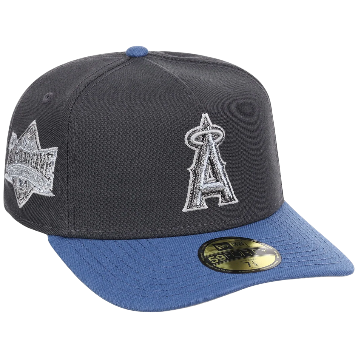 Anaheim Angels MLB Indigo Steel New Era 59FORTY front view