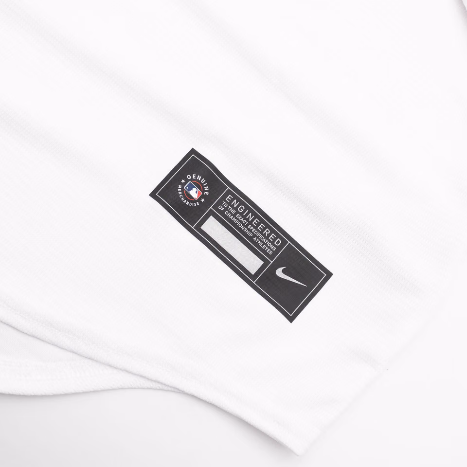 Texas Rangers Nike Replica MLB Home Jersey White view 4