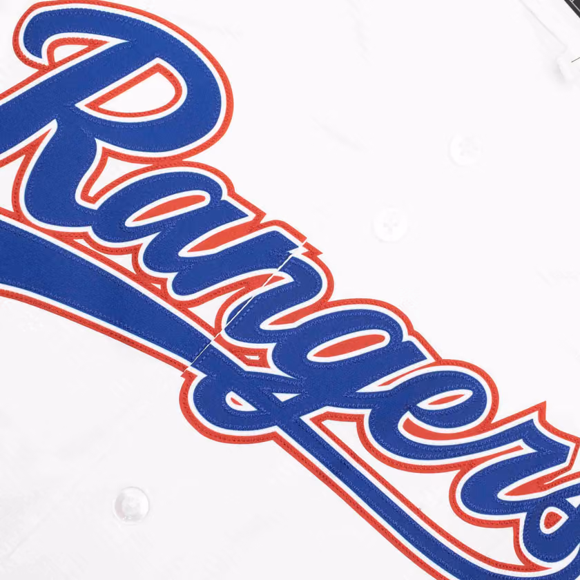Texas Rangers Nike Replica MLB Home Jersey White view 3