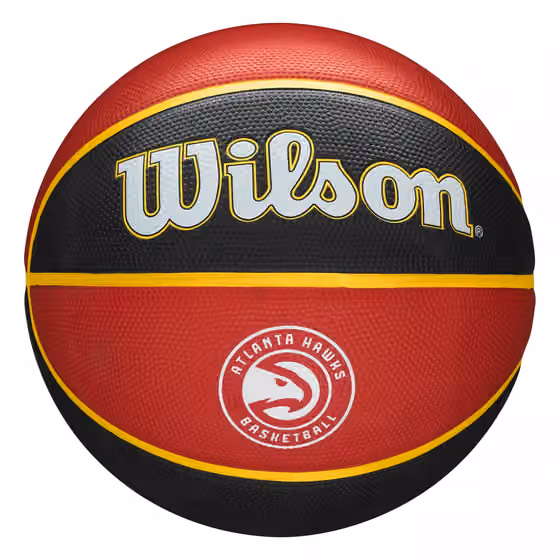 Wilson Atlanta Hawks Team Tribute NBA Basketball (Size 7) view 1