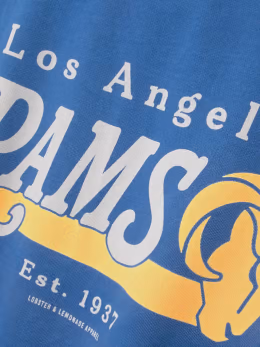 Los Angeles Rams L&L '96 Classics NFL Crew Sweater Blue view 3