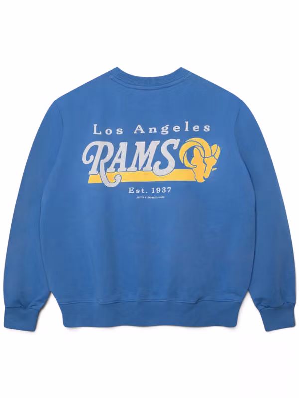 Los Angeles Rams L&L '96 Classics NFL Crew Sweater Blue view 1