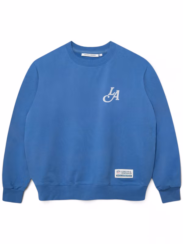 Los Angeles Rams L&L '96 Classics NFL Crew Sweater Blue view 2