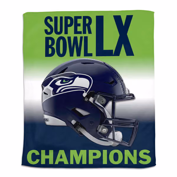 Seattle Seahawks Super Bowl LX Champions NFL Rally Towel view 1