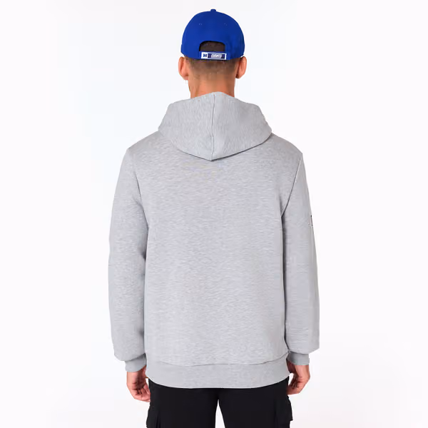 New York Giants Logo Hoodie New Era NFL Sweatshirt Grey view 2