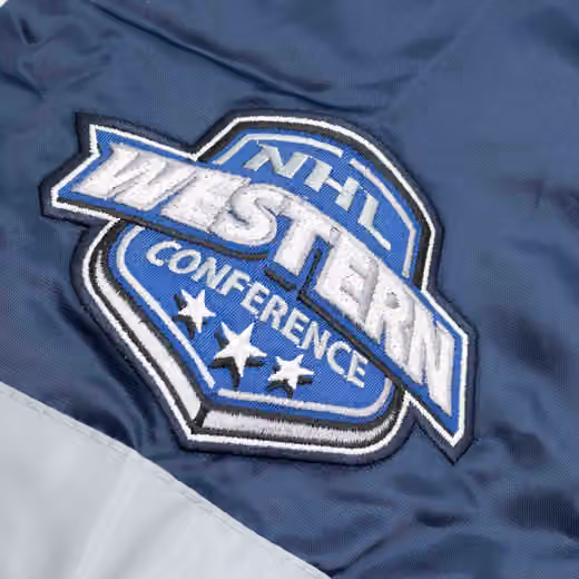 Winnipeg Jets Home Game NHL Varsity Satin Jacket view 5