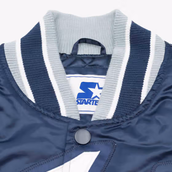 Winnipeg Jets Home Game NHL Varsity Satin Jacket view 3