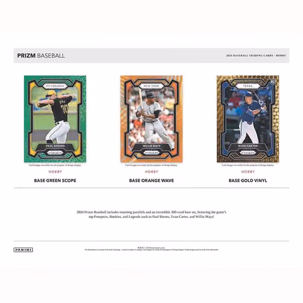 2024 Panini Prizm Baseball Hobby Box view 2